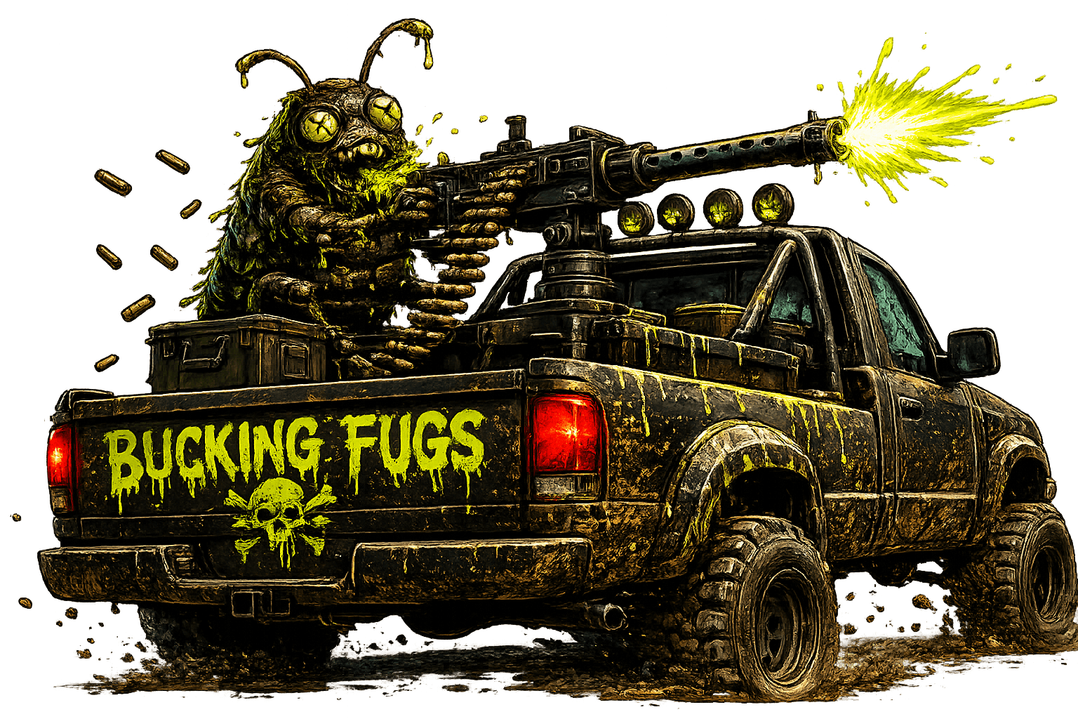 The Enforcer, a bug armed with mounted machine gun
